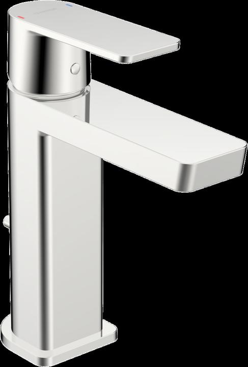 Actual product image Hansa HANSASTELA single lever basin mixer, with pop-up waste, 134 mm projection, fixed spout, 571822