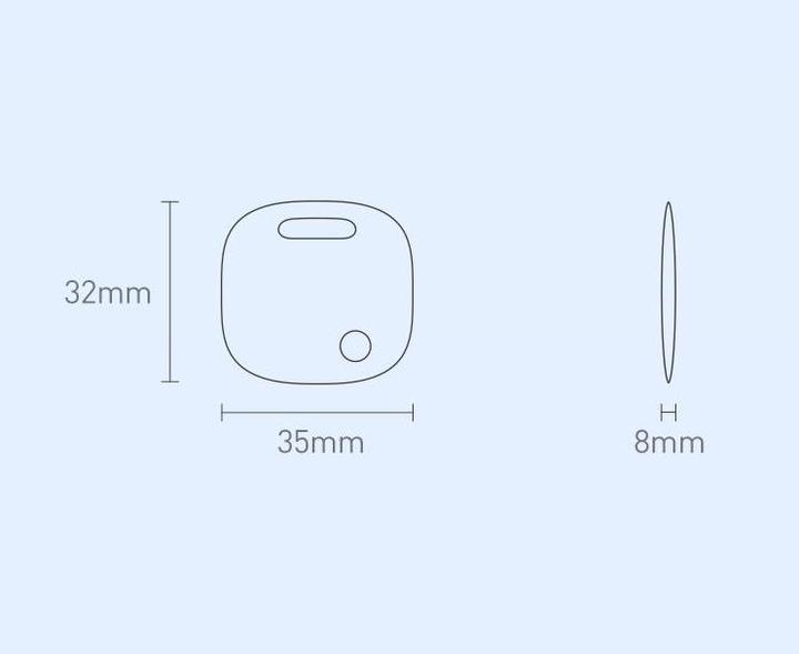 Produktbild Baseus T2 Pro Smart GPS Locator for Baby Bag Keys White (FMTP000002) (Android, iOS)