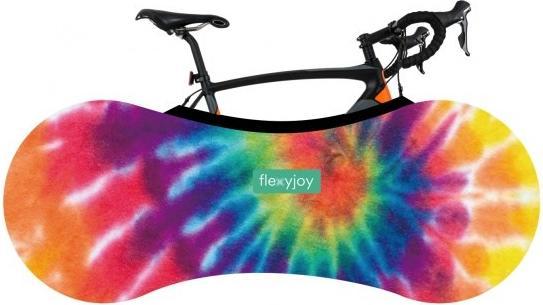 Actual product image Flexyjoy Flexible bike cover with storage case rainbow FJB737 (Additional padding)