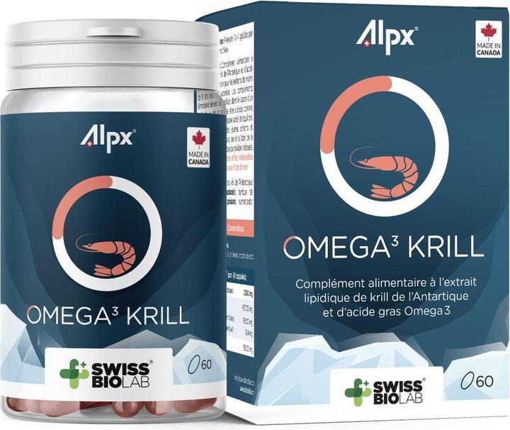 Produktbild Alpx Omega 3 Krill Kapseln Gélules (60 Stück, Kapseln, 77 g)