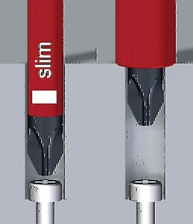 Actual product image Wiha SoftFinish electric slimFix (Port, Phillipps cross recess (PH), Pozidriv cross recess (PZ))