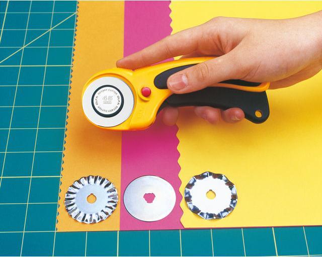 Image du produit Olfa Découpe du tapis avec des anneaux et des lames segmentées