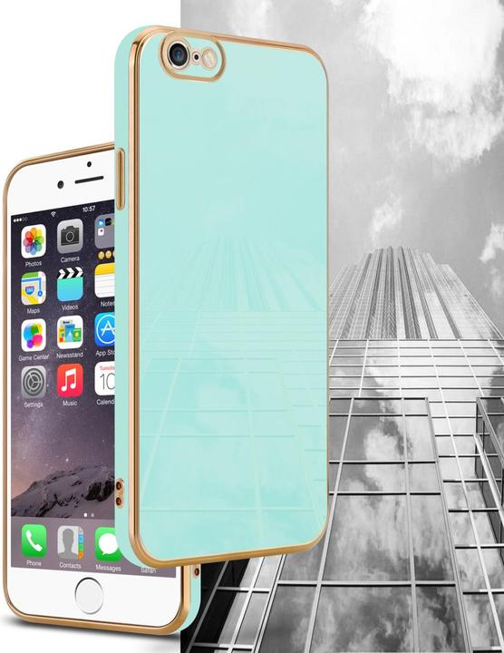 Productafbeelding Cadorabo Hoesje voor Apple iPhone 6 PLUS / 6S PLUS in TPU met camerabescherming LM130 Style (Apple iPhone 6 Plus)