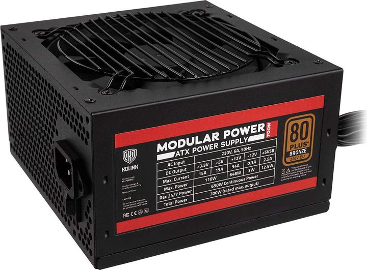 Produktbild Kolink Modular Power 80 PLUS Bronze Netzteil - 700 Watt (700 W)