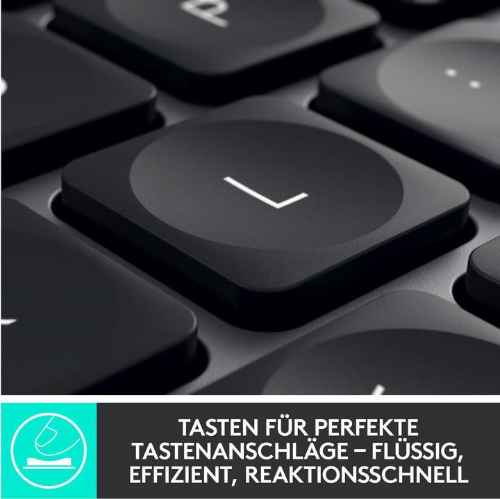 Produktbild Logitech MX Keys Plus (CH, Kabellos)
