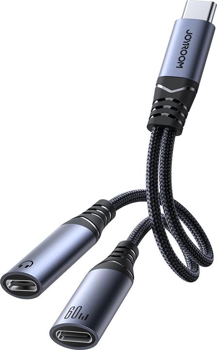 Produktbild Joyroom 2-in-1 Audio Adapter USB-C to Dual USB-C Cable (USB Typ C, USB Typ C)