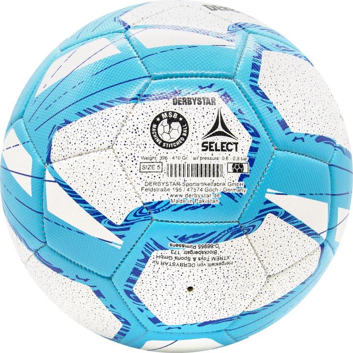 Actual product image Derbystar Street Soccer football size 5 white/blue