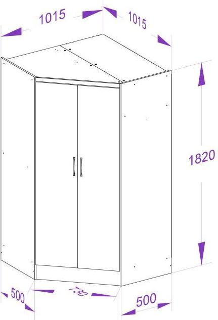Immagine prodotto Vente-unique Aurali (101,5 x 101,5 x 182 cm)