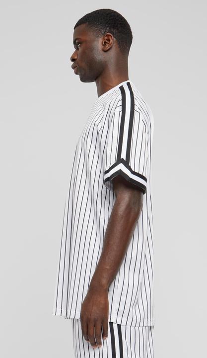 Produktbild Urban Classics Oversized Striped Mesh Tee - 138093 (XL)
