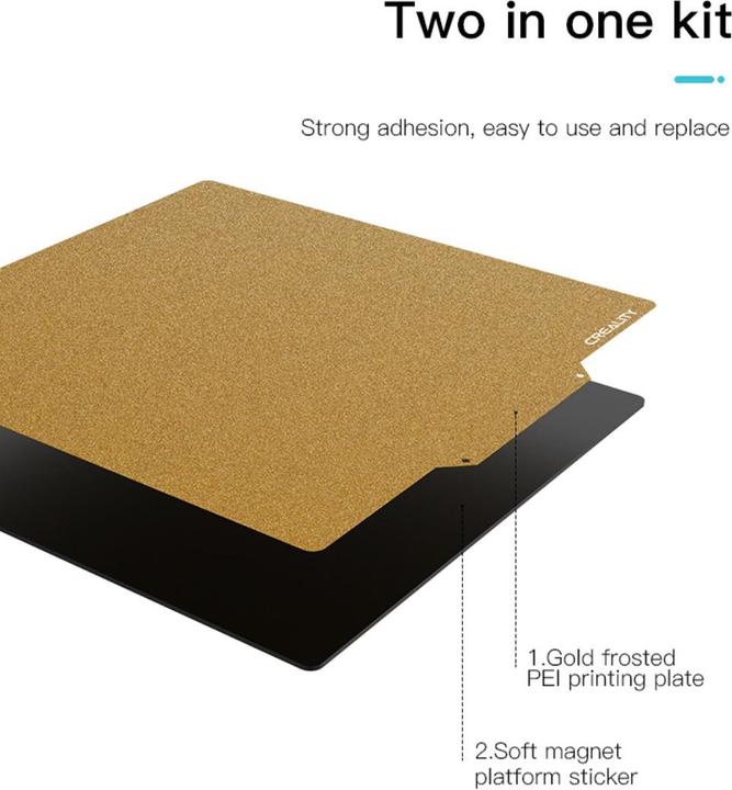 Actual product image Creality 235x235mm PEI Magnetic Spring Steel Building Plate for Ender 3 Pro / CR-20 Pro (Plate)