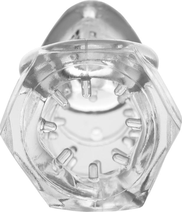 Actual product image Master Series Detained 2.0 Penis Kooi Van Rubber Transparant