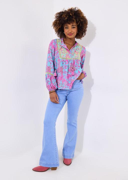 Produktbild Joe Browns Embroidered Floral Tassel Top (42)