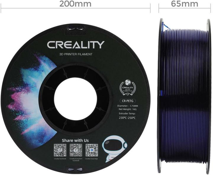 Immagine prodotto Creality Filament (PETG, 1.75 mm, 1000 g, Blu)