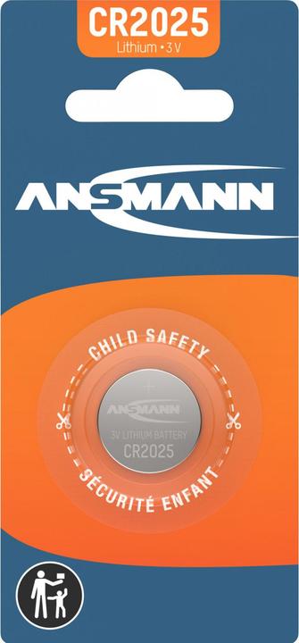 Actual product image Ansmann lithium cell (1 pcs., CR2025, 160 mAh)