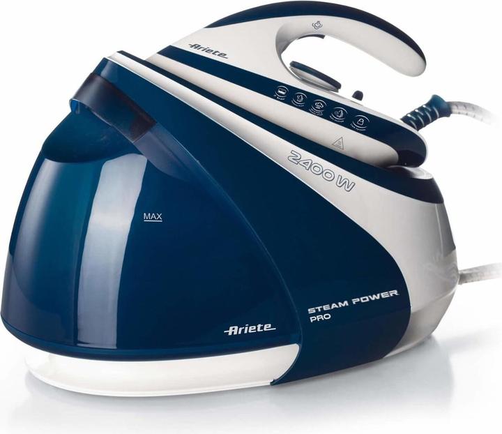 Immagine prodotto Ariete Steam Power Pro 6413 Suola da stiro in acciaio inossidabile (2400 W, 140 g/min)