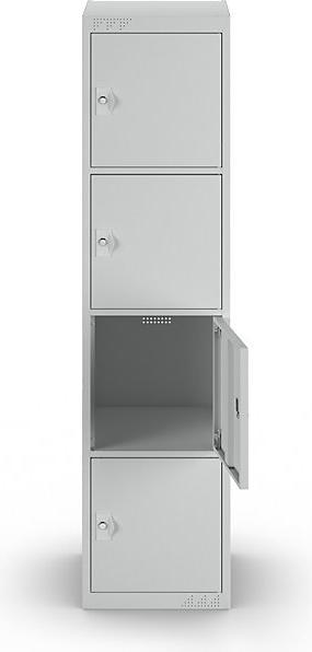 Immagine prodotto kaiserkraft Armadio con 4 armadietti individuali (45 cm, 180 cm)