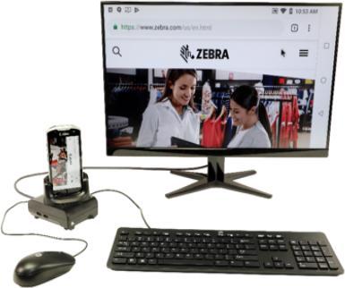 Actual product image Zebra CRD-TC5X-1SWS1-01 Mobile Phone Docking Station PDA Black