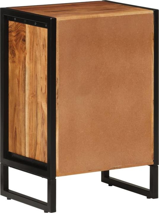 Image du produit VidaXL Armoire de salle de bain en acacia et fer (40 x 30 x 60 cm)