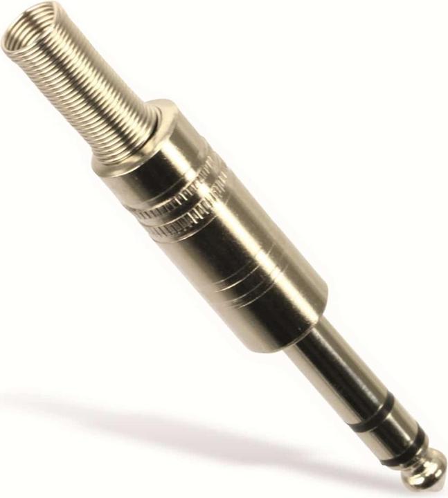 Produktbild Eneroid Klinkenstecker, 6,35mm, stereo, Metall