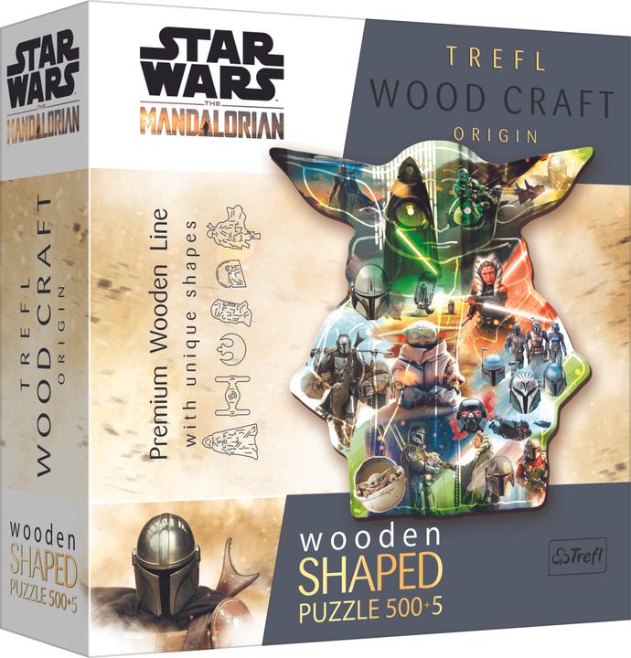 Produktbild Trefl Holz Puzzle Sonderform 500+5 Star Wars (505 Teile)