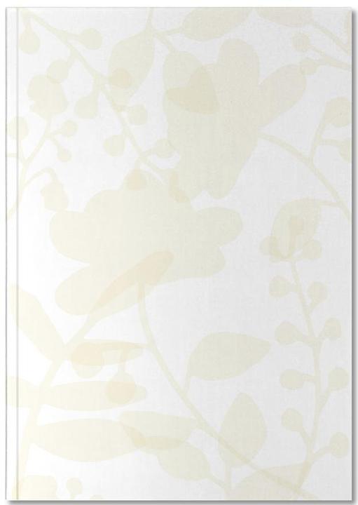 Actual product image Juniqe Loose Yellow Collage - Flowers (A5, Plain, Hardcover)