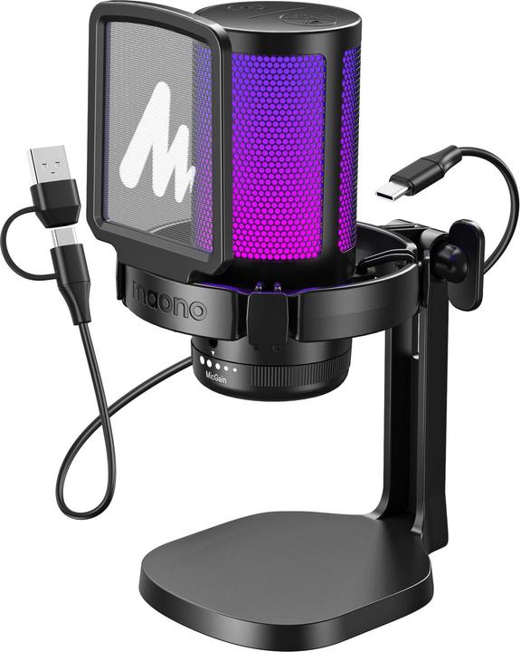 Actual product image Maono DGM20 USB microphone