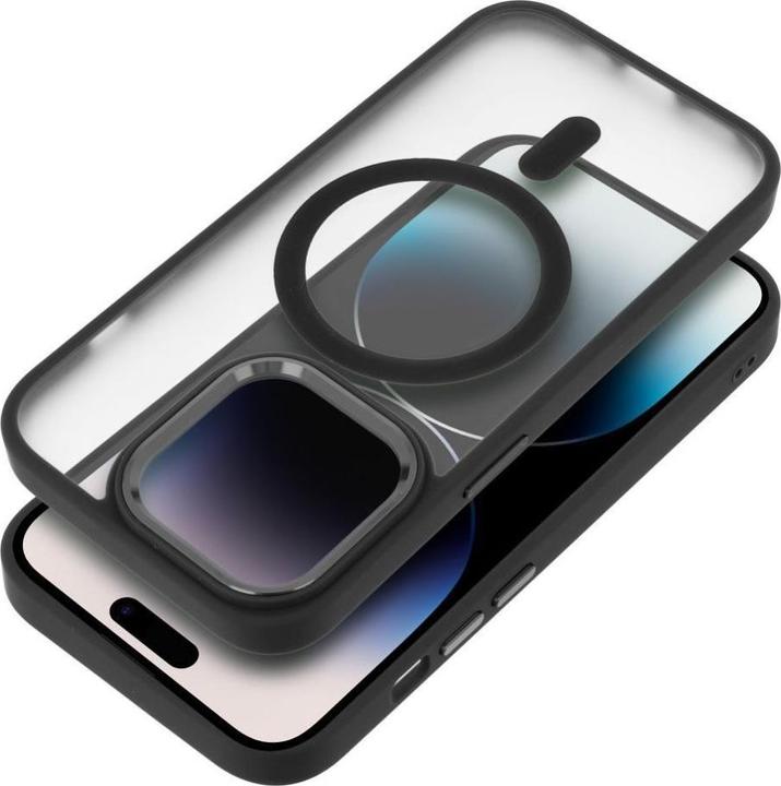 Actual product image OEM Back panel cover MATTE MAG COVER case compatible with MagSafe for IPHONE 11 Pro black (Apple iPhone 11 Pro)