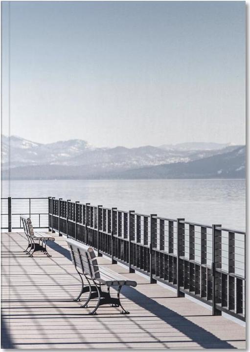 Immagine prodotto Juniqe Due panchine - Fiori (A5, Righe)