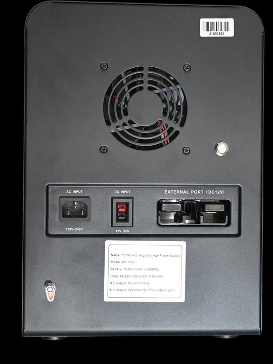 Immagine prodotto Autosolar Powerstation 1500W "Swiss Edition" con cassa solare da 195W (1500 Wh, 26.40 kg)