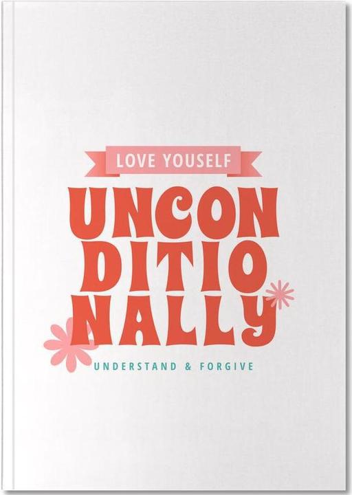 Image du produit Juniqe Love Unconditionally - Citations et slogans (A5, Blanc)