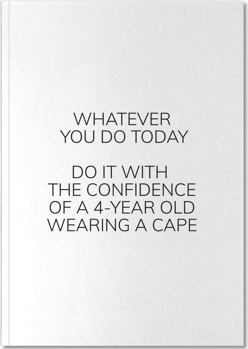 Image du produit Juniqe Confidence - Citations et slogans (A5, Pointillés, Couverture rigide)