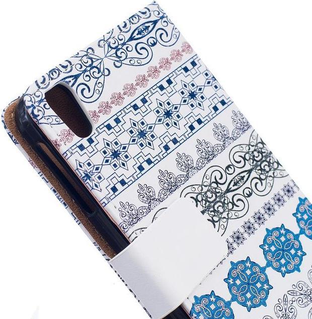 Immagine prodotto MU Style Custodia in pelle con motivo floreale (Blackberry DTEK 50)