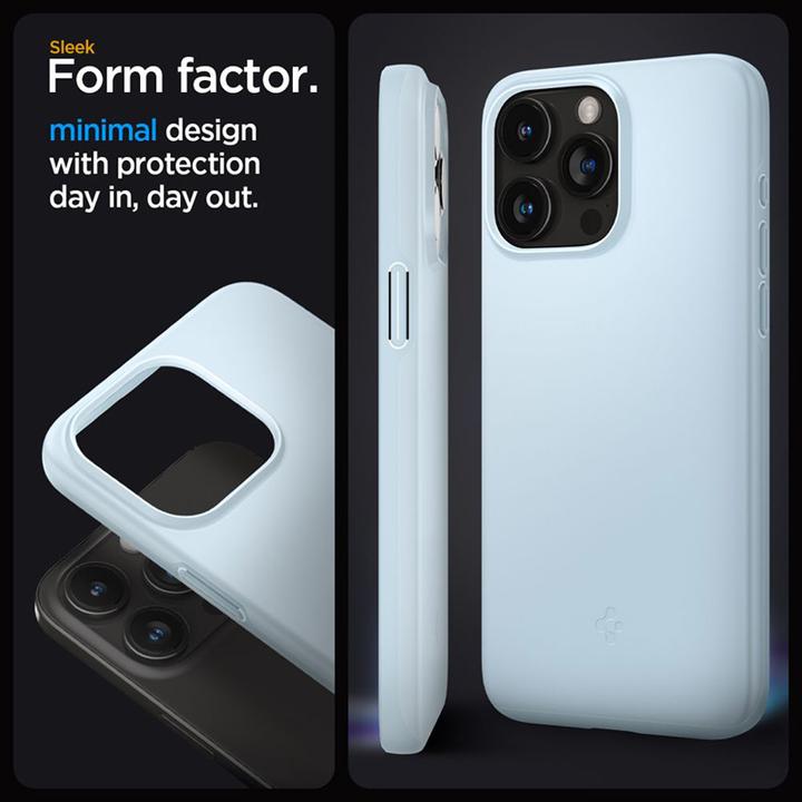 Produktbild Spigen Thin Fit, stumm blau - iPhone 15 Pro Max (Apple iPhone 15 Pro Max)