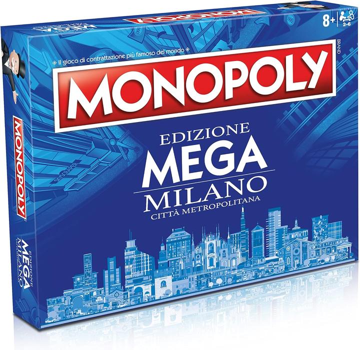 Actual product image Winning Moves WM03159-ITA-6 - MONOPOLY - EDIZIONE MEGA MILANO CITTA' METROPOLITANA