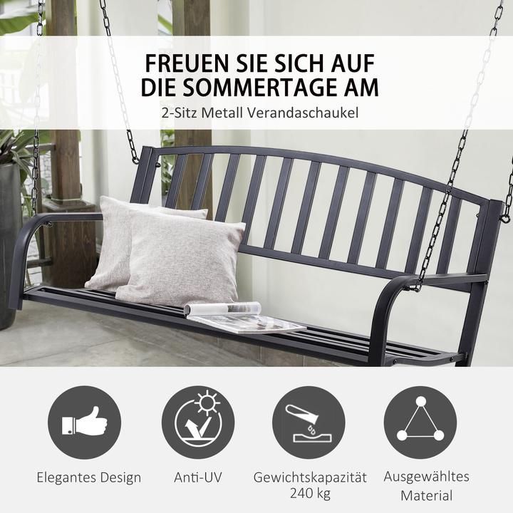 Produktbild Outsunny Schaukelbank als 2-Sitzer