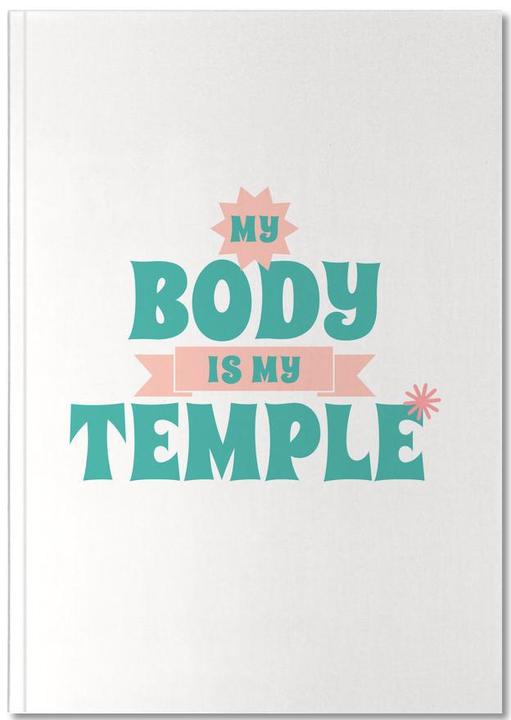 Actual product image Juniqe My Body - Quotes & Slogans (A5, Dotted)