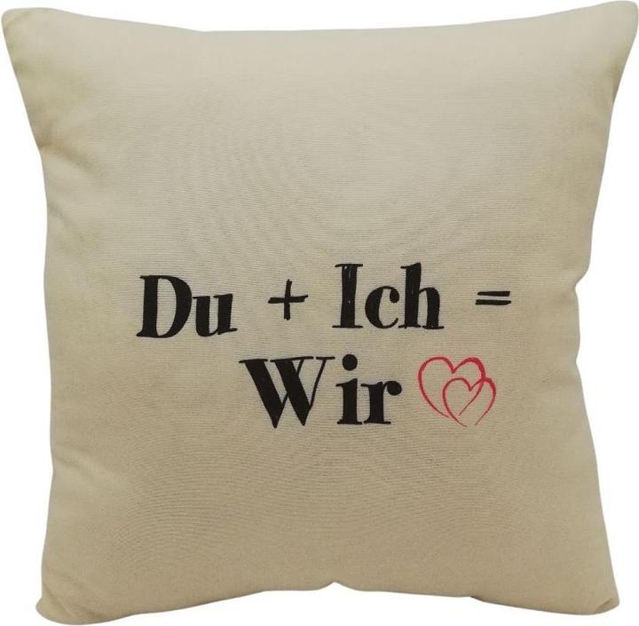 Image du produit Hergo Creation Coussin 25x25 cm avec poche Mr.& Mrs.8936 (25 x 25 cm)
