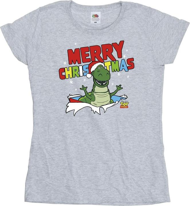 Disney Toy Story Rex Christmas Burst TShirt (XL)