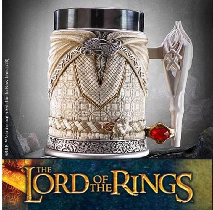 Actual product image Nemesis Now Lord of the Rings Tankard Gandalf the White 15 cm (0.60 l, 1 x)