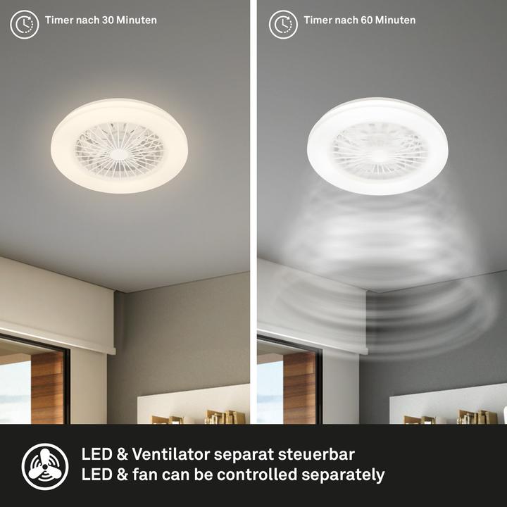 Actual product image Briloner CCT ceiling light (5300 lm)