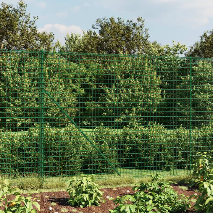 Actual product image VidaXL Maschendrahtzaun Grün 2x25 m Verzinkter Stahl, Farbe