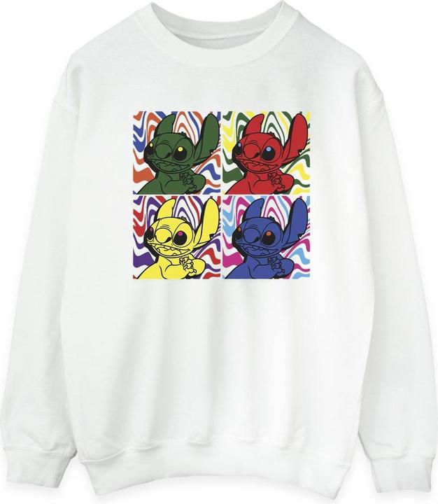 Actual product image Disney Womens/Ladies Lilo & Stitch Pop Art Sweatshirt (M)