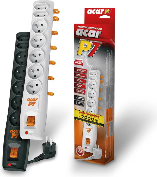 Produktbild HSK P7 Verlängerungskabel 5 AC-Ausgänge Indoor/Outdoor (5 x, CEE 7/5, 1.50 m)