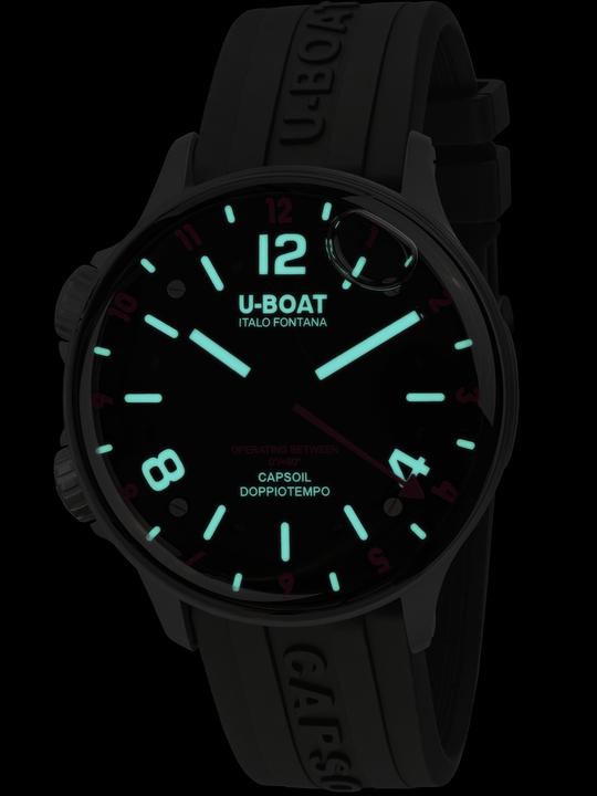 Produktbild U-Boat 8839 Capsoil Doppiotempo SS GMT 45mm 10ATM (Analoguhr, 45 mm)