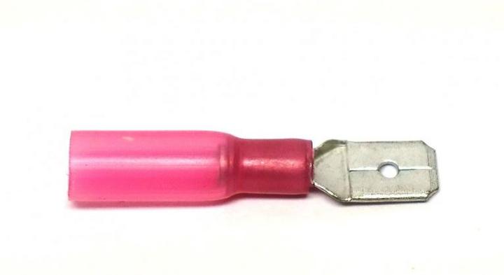 Produktbild EP Flachstecker WP 6.3 x 0.8 mm, männlich, Rot, 10 Stk.