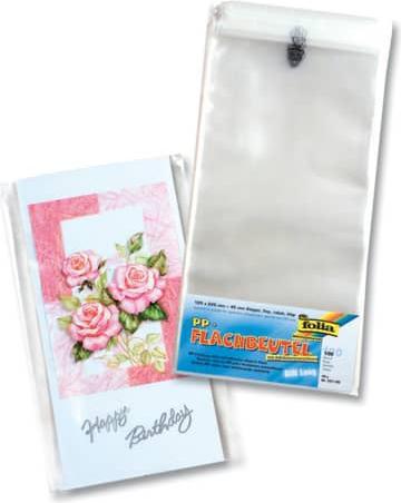 Produktbild Folia Flachbeutel PP 125x225x45 klar (100 x)