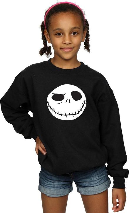Produktbild Disney Nightmare Before Christmas Jack's Big Face Sweatshirt Mädchen (152, 158)