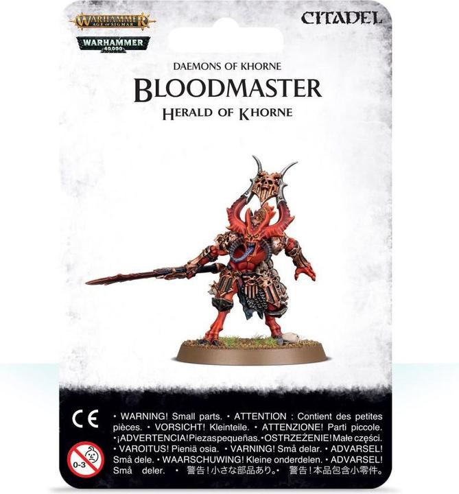 Actual product image Games Workshop Bloodmaster, Herald of Khorne (Plastic)