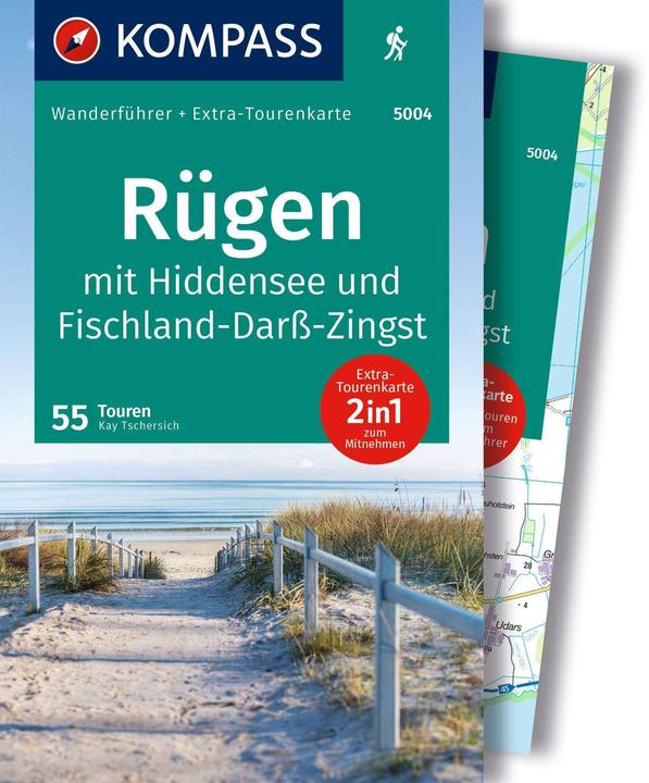 Produktbild Wanderführer Rügen, mit Hiddensee und Fischland-Darss-Zingst, 55 Touren mit