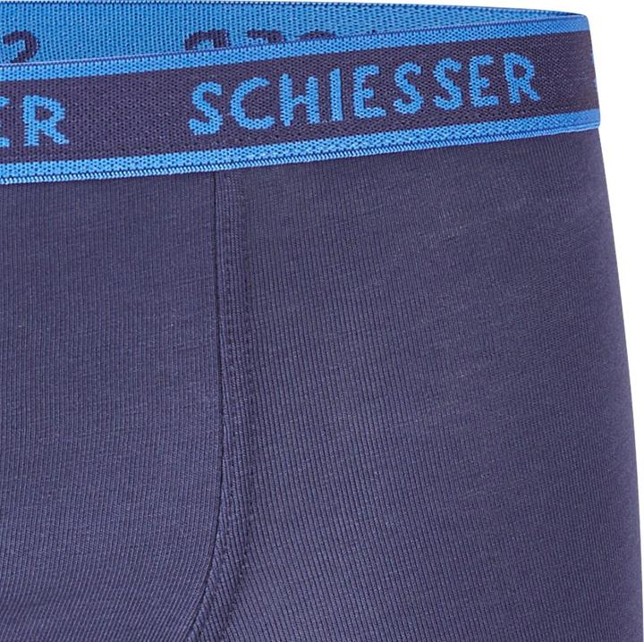 Actual product image Schiesser Pack of 6 Kids Boys 95/5 Organic Cotton Shorts / Pants (116, pack of 6)